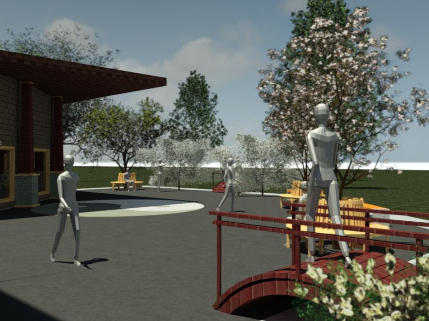 Courtyard Render